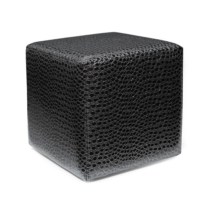Pouf quadrato 60x60 in ecopelle, vari colori