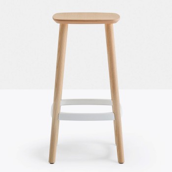 Sgabello Babila frassino 65 o 75cm vari colori