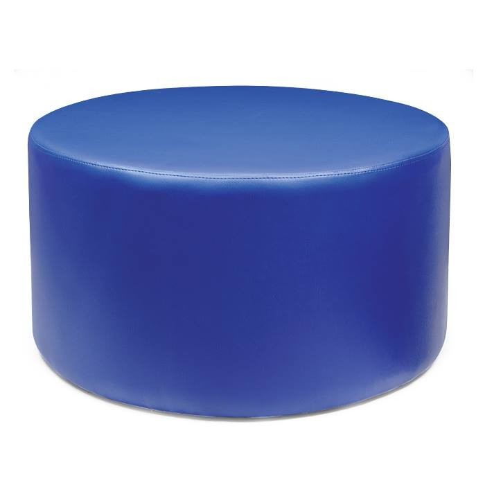 Pouf tondo d.80 in ecopelle, vari colori