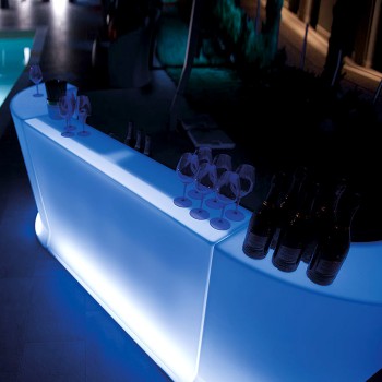 Lyxo Bancone Marvy componibile luminoso