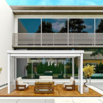 Gazebo Lumi  vare misure, da 3x3 a 5x4