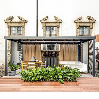 Gazebo Lumi  vare misure, da 3x3 a 5x4