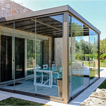 Gazebo Lumi  vare misure, da 3x3 a 5x4