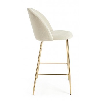 Sgabello Carry  74 cm velluto vari colori