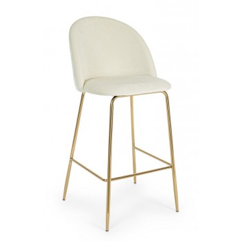 Sgabello Carry  74 cm velluto vari colori