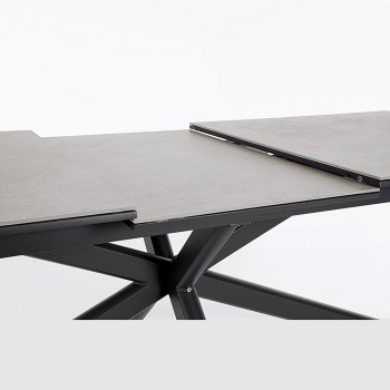 Tavolo Pascal allum. bianco o antrac. allung. 200-260x100