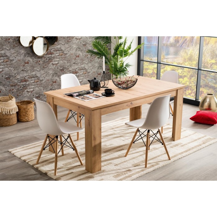 Tavolo Malta 160-200x90 h.76 rovere