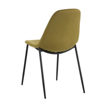 Sedia verde tessuto 46 X51 H.83