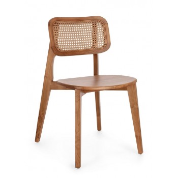Sedia Abby 52x56 teak naturale